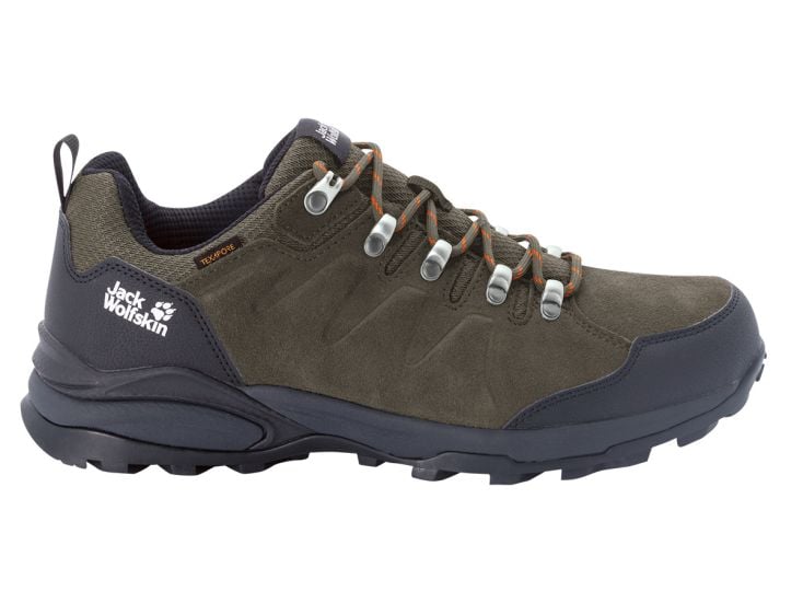 Jack Wolfskin Refugio Texapore Low Khaki Herren Wanderschuhe