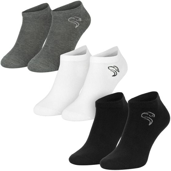 Black Snake 3-Pack Multi Smooth Style Sneakersocken