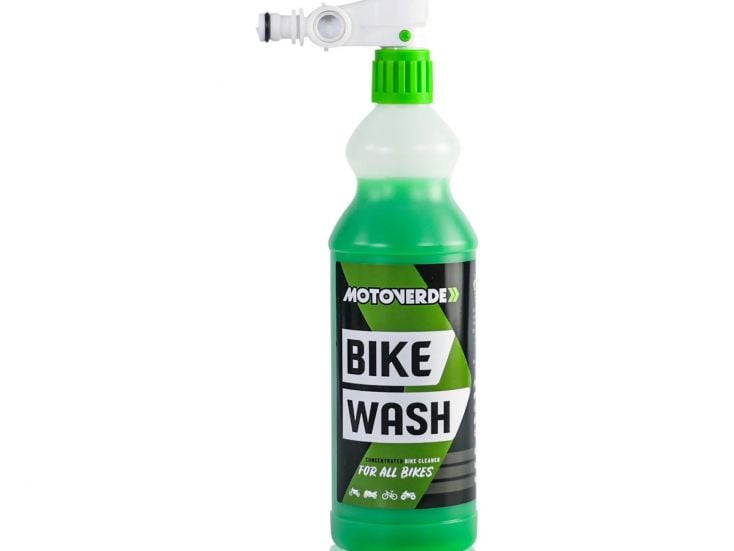 Motoverde Fahrradreiniger mit Gardena Wasseranschluss