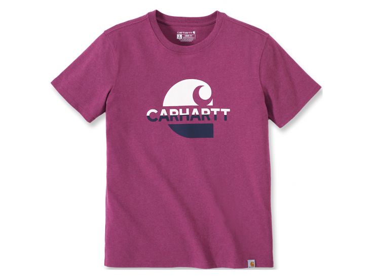 Carhartt TK5738 Magenta Agate Heather Damen T-Shirt