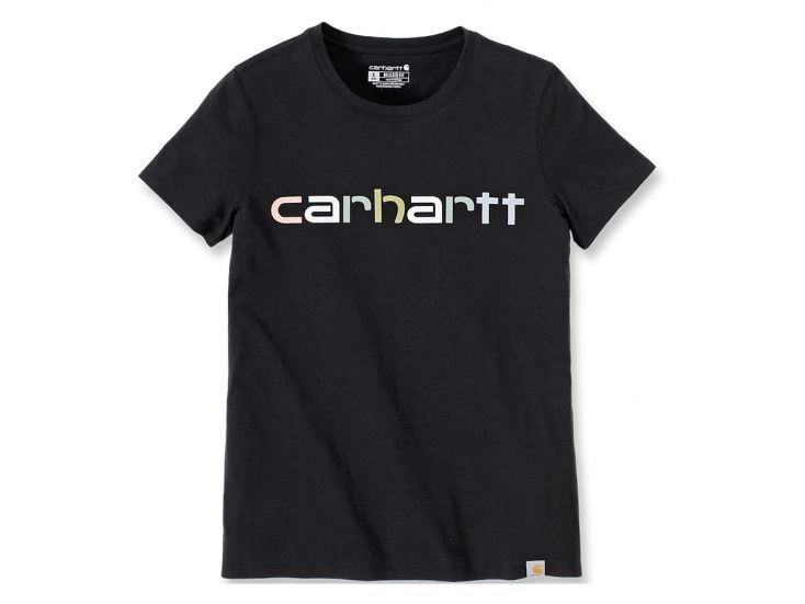Carhartt TK5764 Multicolor Logo Black Damen T-shirt