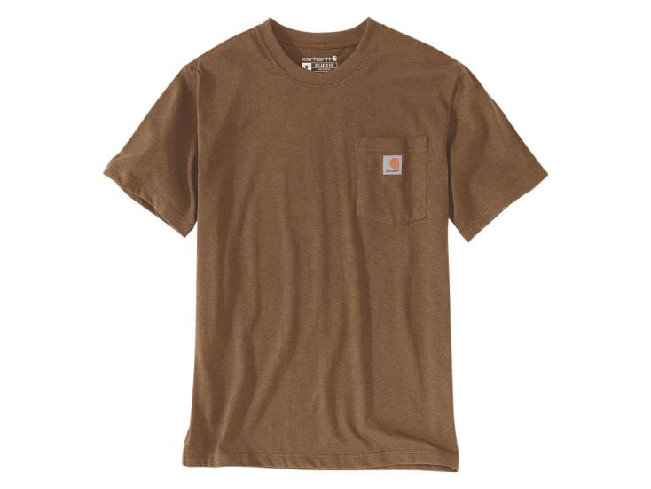 Carhartt TK3296 Oiled Walnut Heather Herren T-shirt