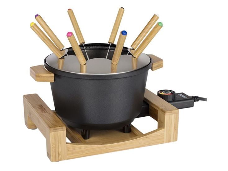 Princess 173025 1,5 Liter Pure Black Bambus Fondue