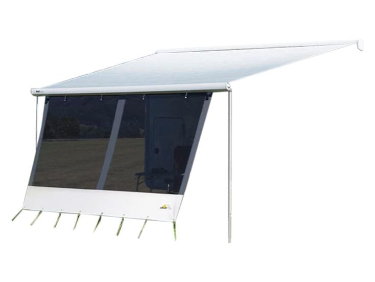 DWT Happy Sun Vorderwand 240cm schwarz Markisenvorderwand