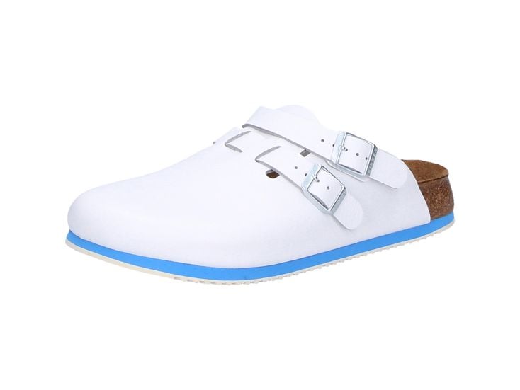 Birkenstock Kay SL Herren Pantoletten - White