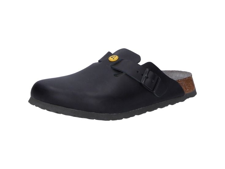 Birkenstock Boston ESD Damen Pantoletten - Black