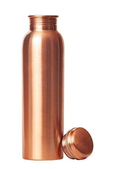 AQUARIUS pro life "Blume des Lebens" Kupferflasche