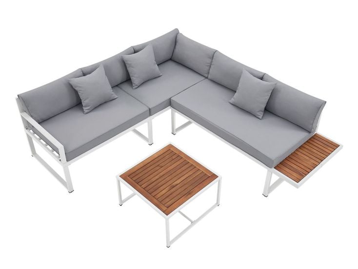 Juskys St. Tropez 4 Personen Lounge-Set - Grey