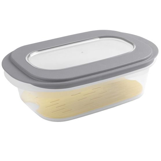 Sunware Sigma home Käsedose mit Tablett - Grey