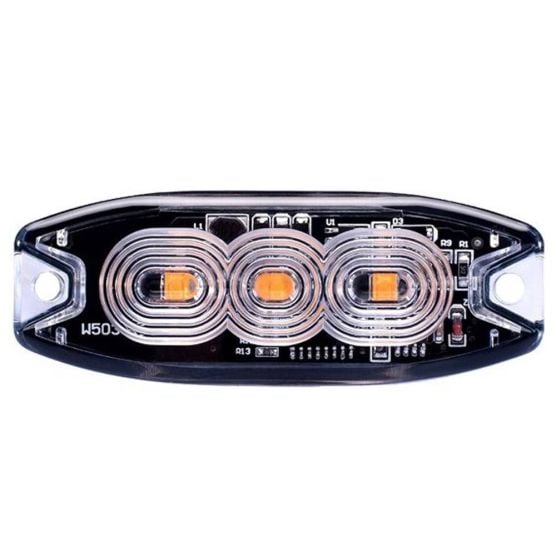 Led Flitser 3Leds Ece R65, Ece R10, Ip67  12/24V