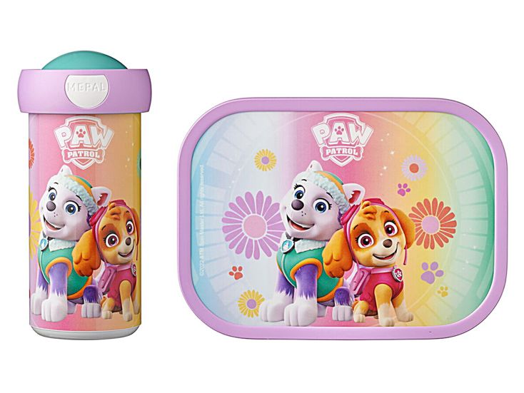 Mepal Campus Drinkbecher mit Brotdose - Paw Patrol Girls