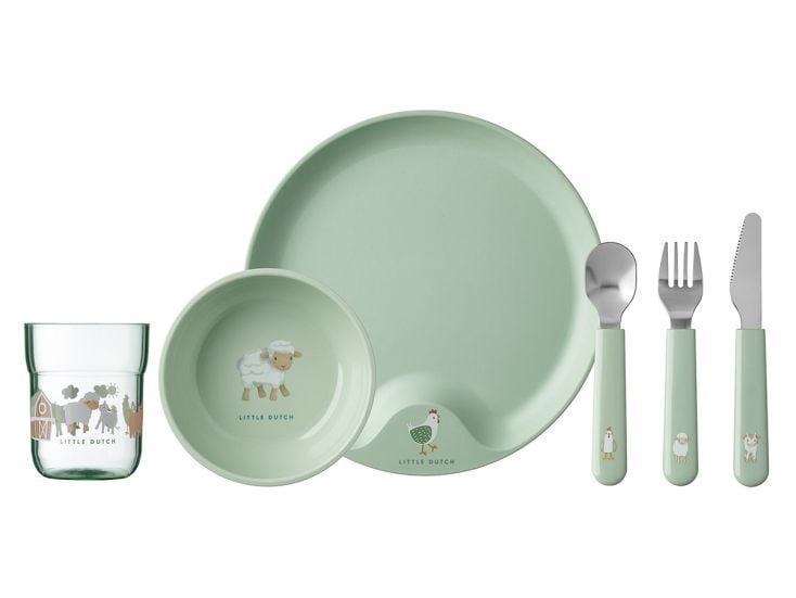 Mepal Mio 6-teilig Kindergeschirr - Little Farm