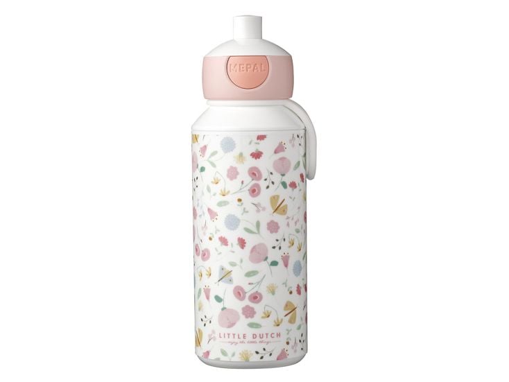Mepal Pop-up Campus 400 ml Flasche - Flowers&Butterflies
