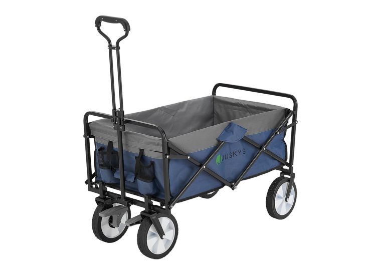 Juskys zusammenklappbarer Bolderkar - Dark Blue