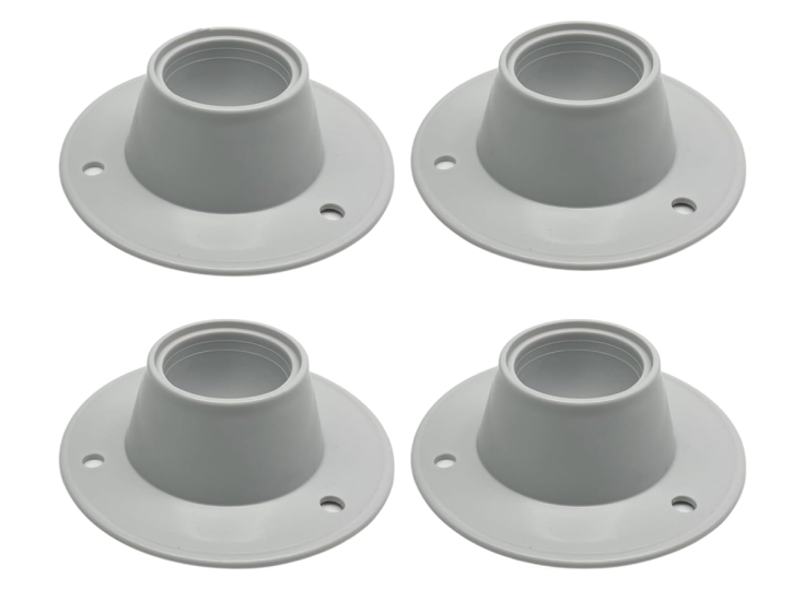 Norskskin Ø 9 cm Zeltstab-Untersetzer - 4 Stück