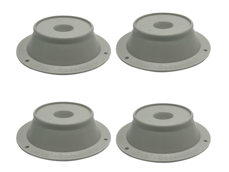 Norskskin Vorzelt Orkanstützen Bodenteller - 4 Stück