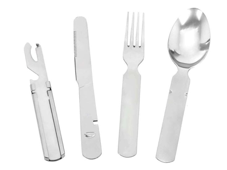 Outdoor 4-teilig Camping Besteck Aufbewahrung-Box