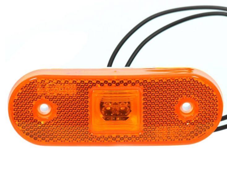 Tip-it 12-24V LED-Seitenmarkierungsleuchte - Orange