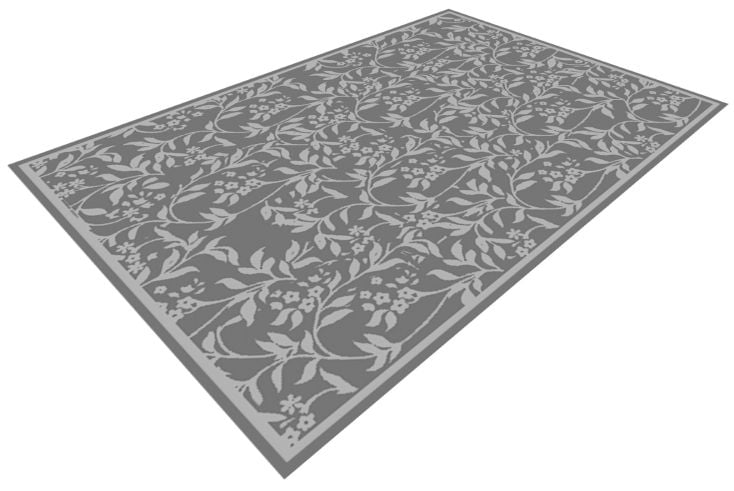 Eurotrail 200 x 180 Chill Relax Matte - Charcoal Grey