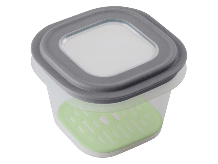Sunware Sigma home 0,8 Liter Frischhaltedose mit Tray - Grey
