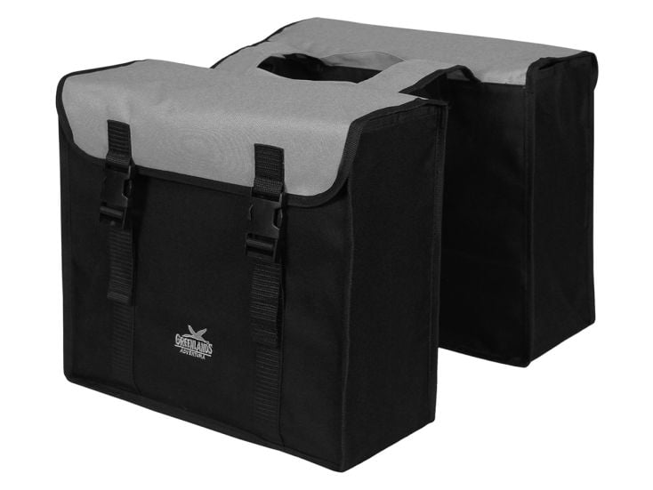Greenlands Colourfull silber doppelte Gepäckträgertasche