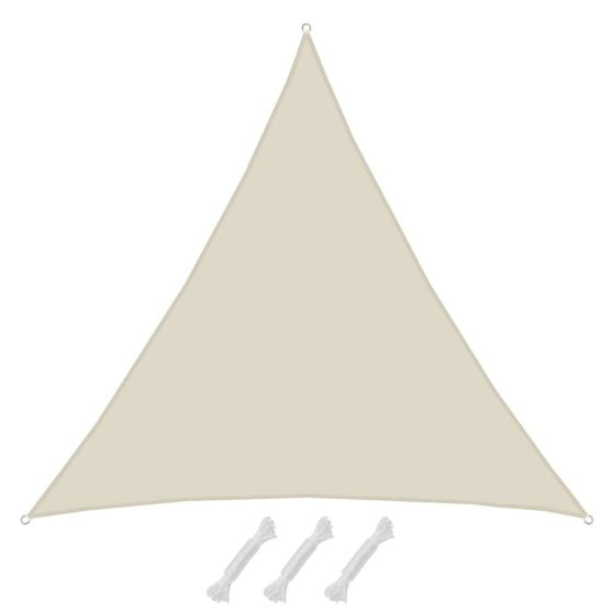 AMANKA 6x6x6 beiges Polyester wasserdichtes Schattennetz