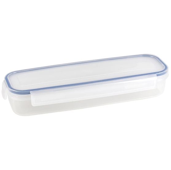 Sunware Basic 1 Liter transparente Frischhaltebox mit Clips