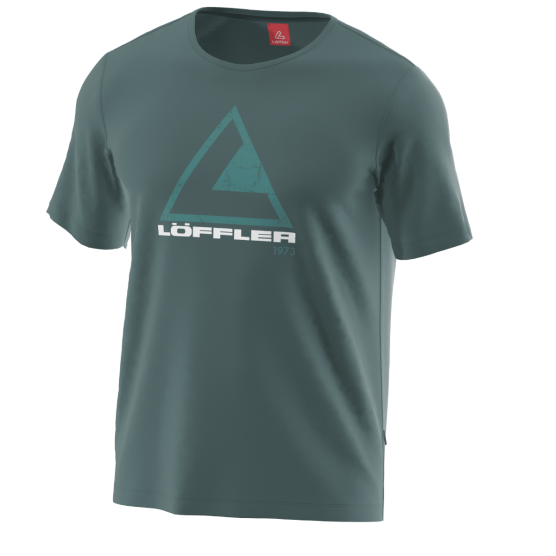 Loeffler Printshirt L50 Herren-T-Shirt - Green