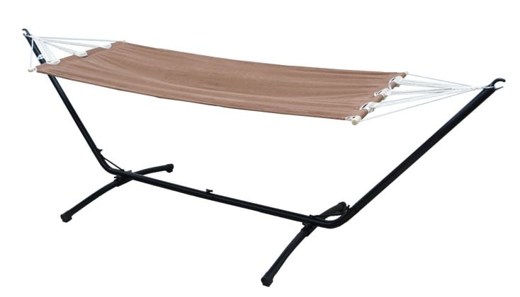 AMANKA 190 cm Outdoor Hängematte mit Gestell - Braun
