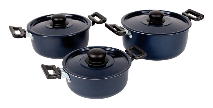 Bo-Camp Rondo 3-teiliges Topfset