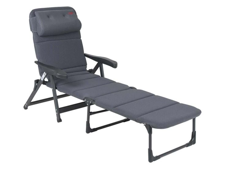 Crespo AP-233 Air-Deluxe Grey Liegestuhl