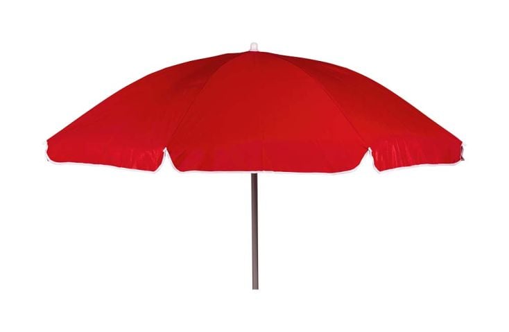 Bo-Camp Ø 200 cm Sonnenschirm mit schwenkbarem Arm - Red