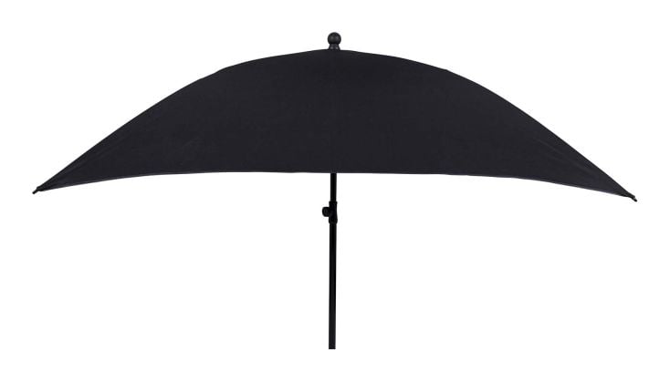 Bo-Camp 170 x 170 cm quadratischen Sonnenschirm - Black