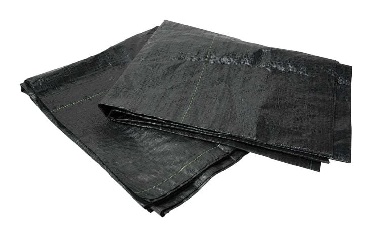 Bo-Camp 600 x 400 cm schwarzes Eco Bodentuch