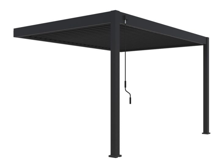 Novum ORION Wall 300 x 400 Pergola - Black