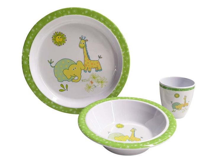 Gimex Kids Line Wildlife 3-teiliges Geschirrset
