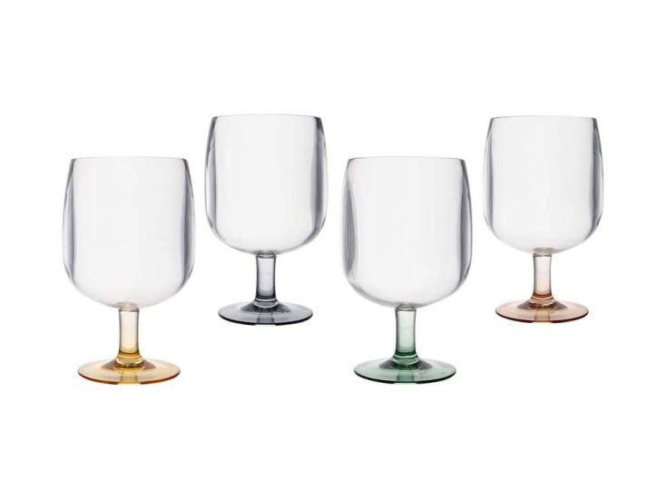 Bo-Camp Pastel Ornans set von 4 Weingläser