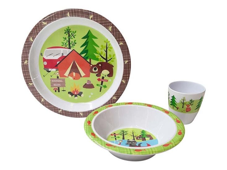 Gimex Kids Line Adventure 3-teiliges Geschirrset