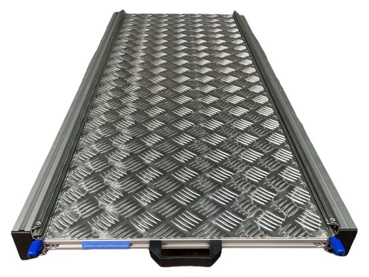 Aluminium Wohmmobil Schiebrahmen mit Deckplatte - 120x40 cm