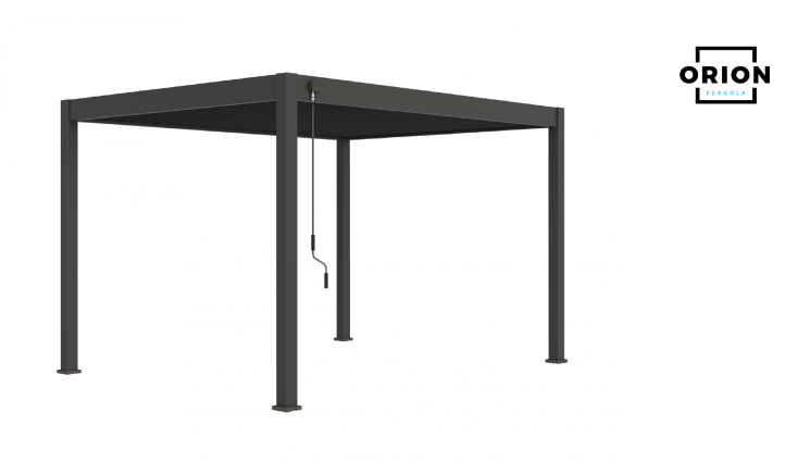 Novum ORION 300 x 400 cm Pergola - Black