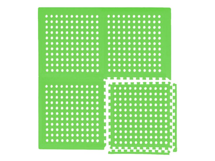eyepower 62x62cm Set von 8 Pool Bodenfliesen - Green