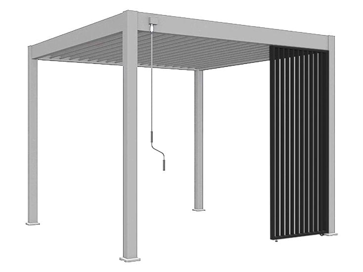Orion 1 meter vertikal lamellenwand - Anthracite