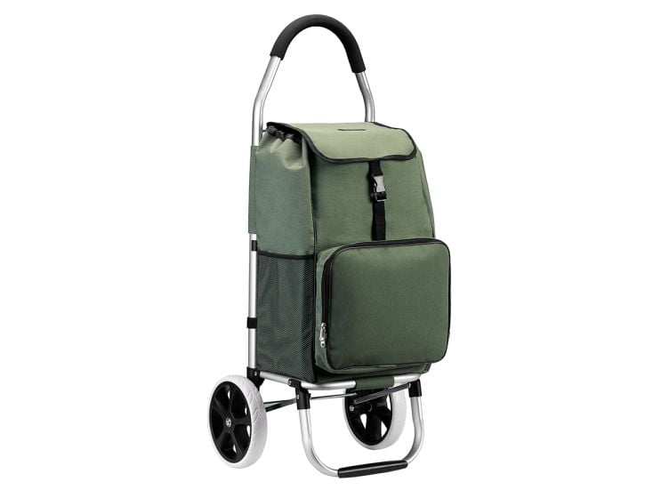Packbarer 45-Liter-Einkaufswagen mit Kühlfach – Green