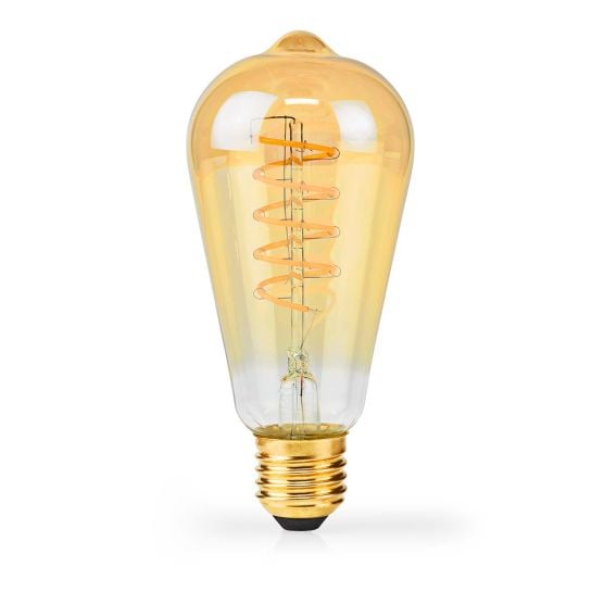 Nedis LBDE27ST64GD2 E27 LED-Filament-Lampe