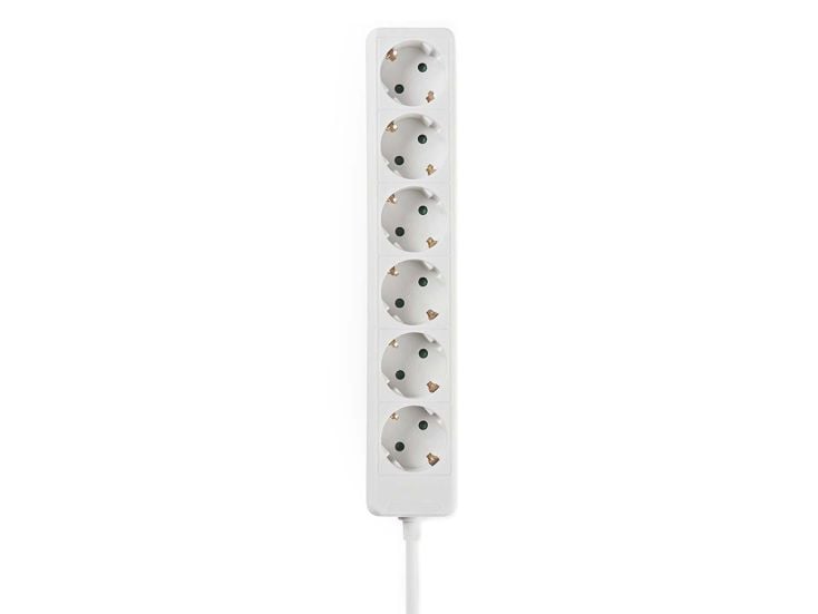 Nedis EXSO615F1WT 6-fach Steckdosenleiste - 1,5 Meter