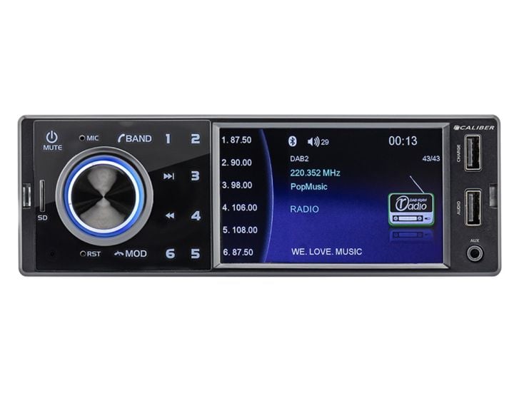 Caliber DAB+ Autoradio mit Bluetooth - Kameraanschluss