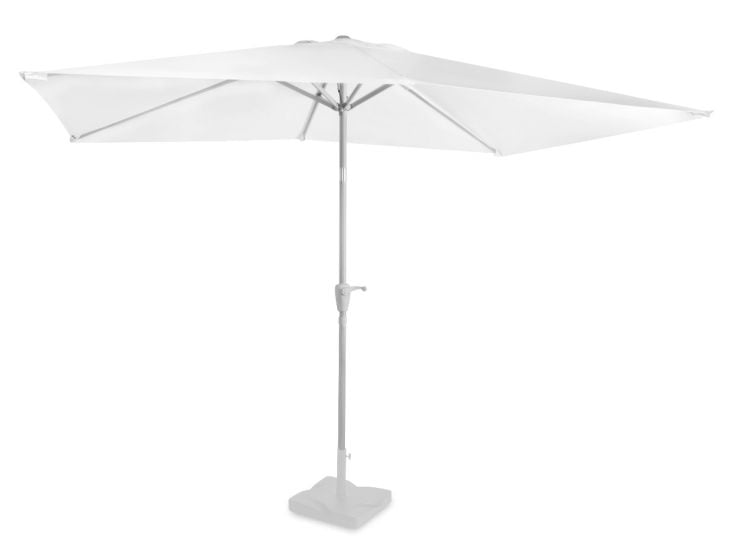 VONROC Premium Rapallo 200 x 300 cm Sonnenschirm - White