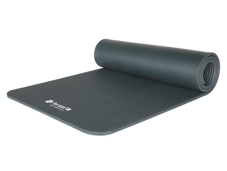 ForzaFit 12 mm Fitnessmatte mit Tragegurt - Grey