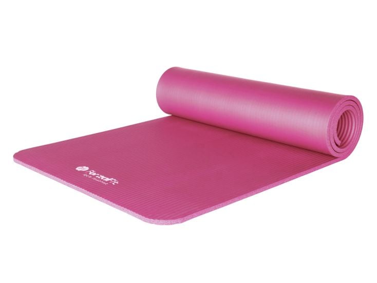 ForzaFit 12 mm Yogamatte mit Tragegurt - Pink