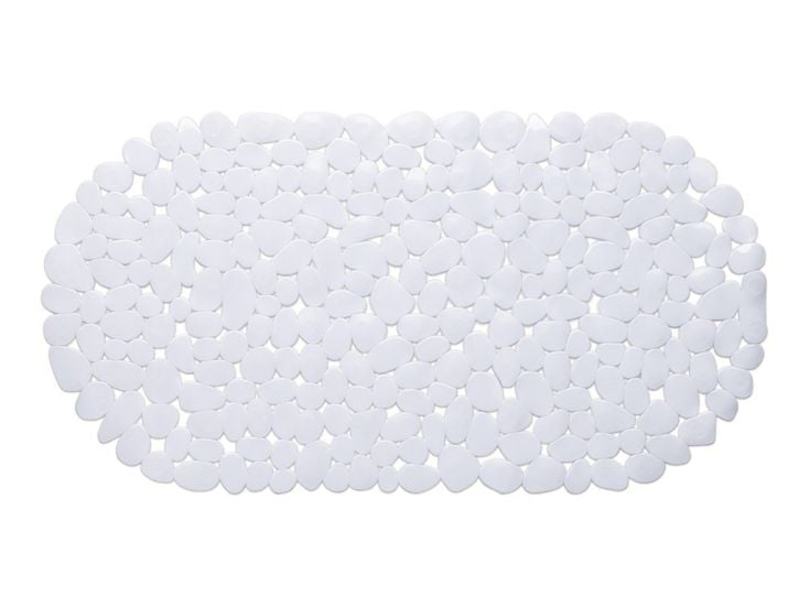 IVOL 68 x 35 cm Rutschfeste Badematte - White